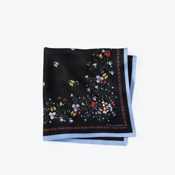 Tory Burch Accessories - BNWT Tory Burch Floral Embellished Scarf